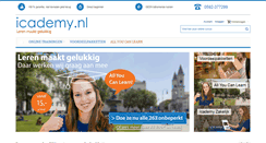 Desktop Screenshot of icademy.nl